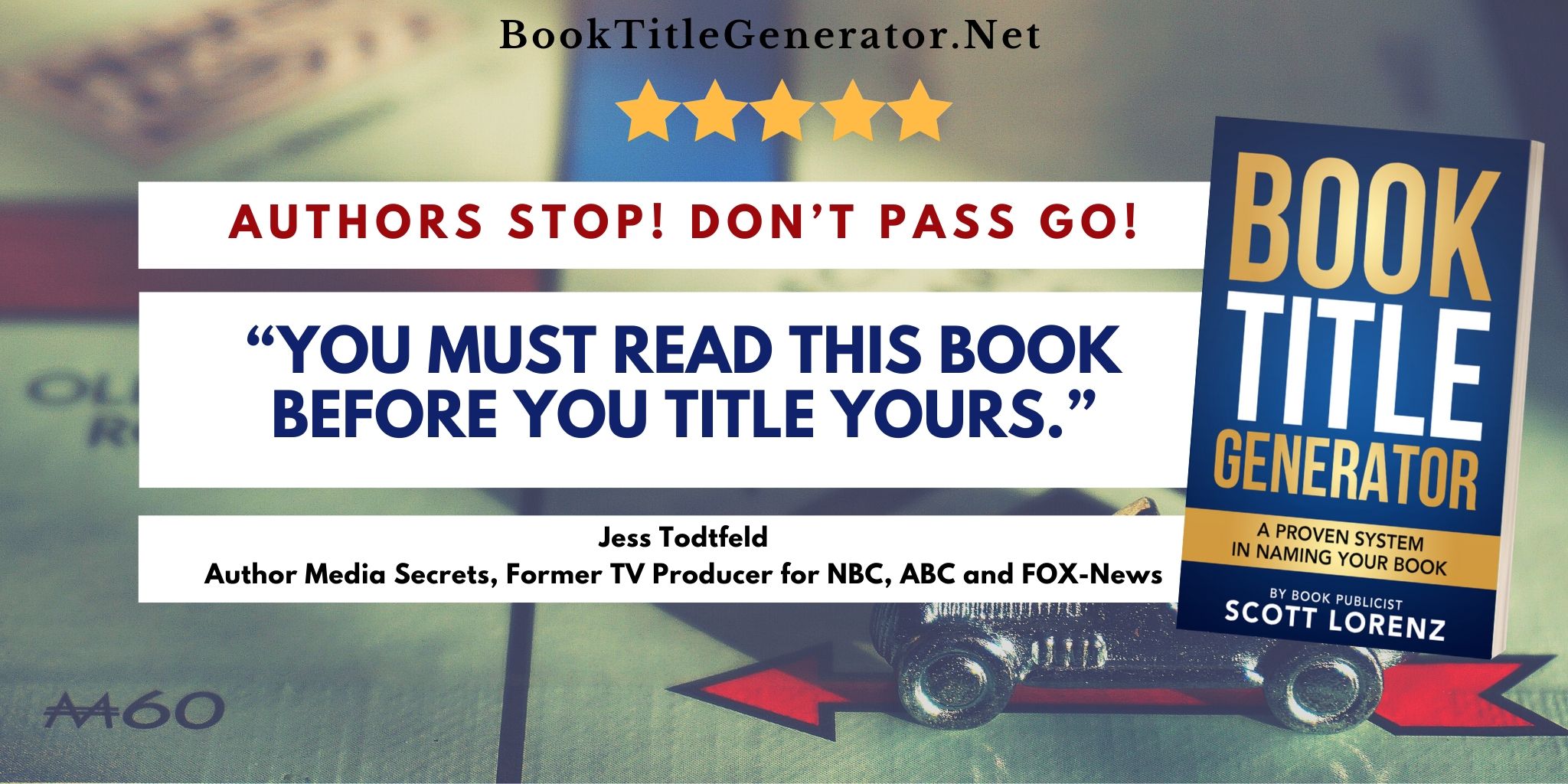 Jess Todtfeld about Book Title Generator